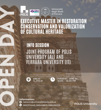 Poster OPEN Day_Executive Master in Restoration, Conservation and Valorization of Cutural Heritage