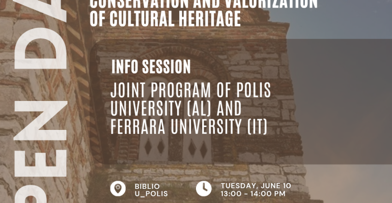 Poster OPEN Day_Executive Master in Restoration, Conservation and Valorization of Cutural Heritage