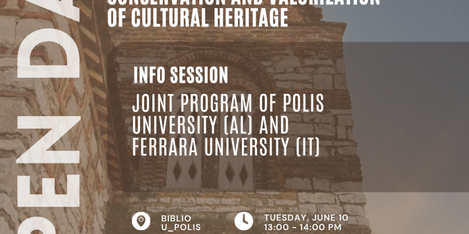Poster OPEN Day_Executive Master in Restoration, Conservation and Valorization of Cutural Heritage
