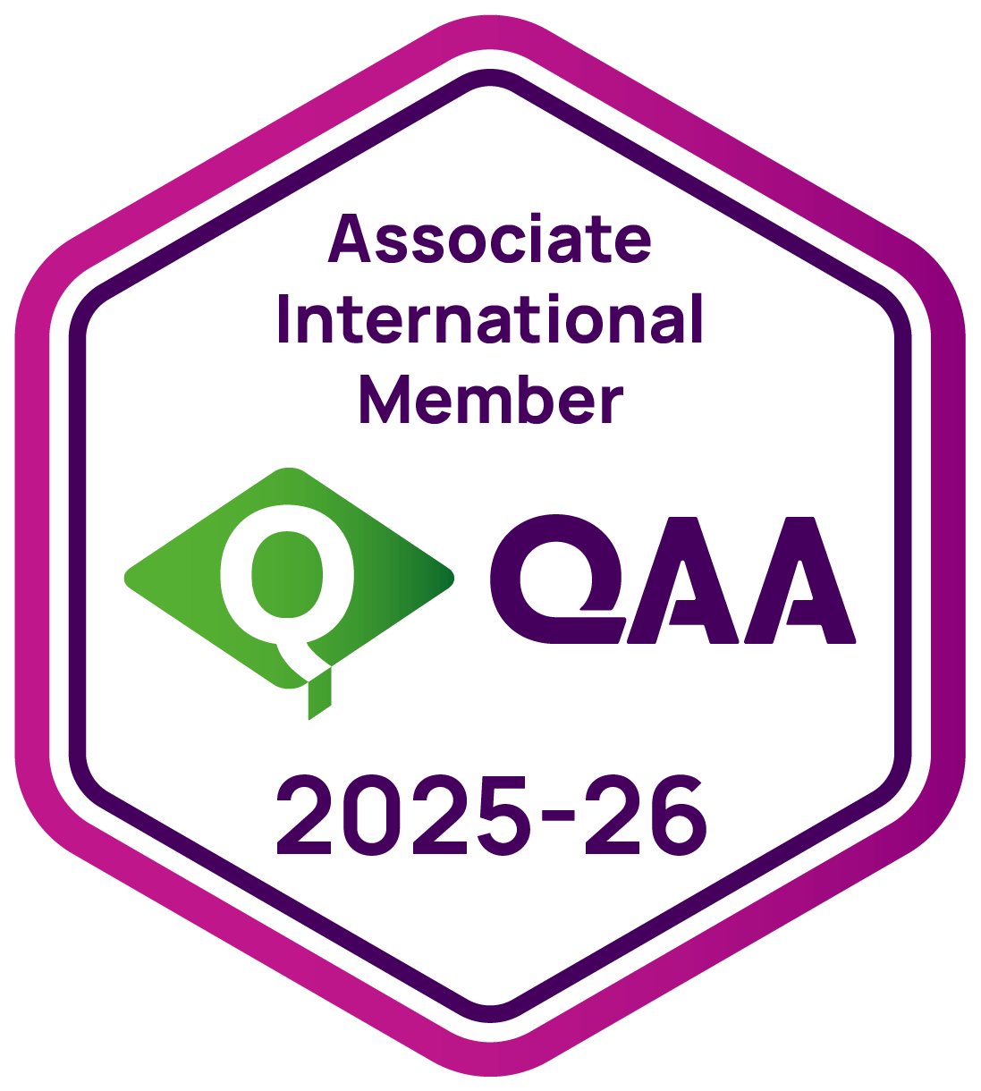 QAA Associate International Member 2025–26