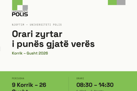 ORARI VEROR POLIS 2026