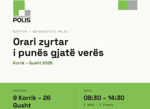 ORARI VEROR POLIS 2026