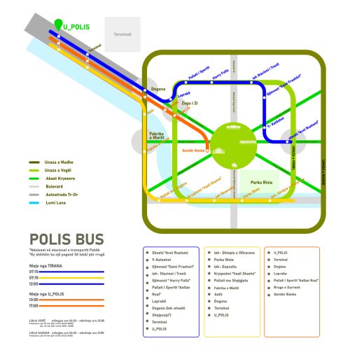 Linjat e Transportit_Polis Bus